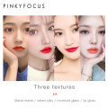 Pinky Focus Matte Velvet Silky Lipgloss Set Cosmetic Lip Tint Waterproof Long Lasting 4pcs Lipgloss Moisturizer Lipgloss Makeup